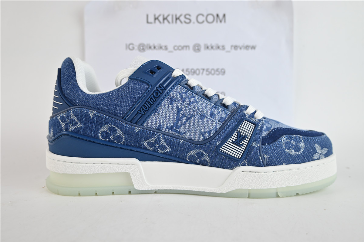 L0vis Vvtt0n Trainer Sneaker Denim Monogram